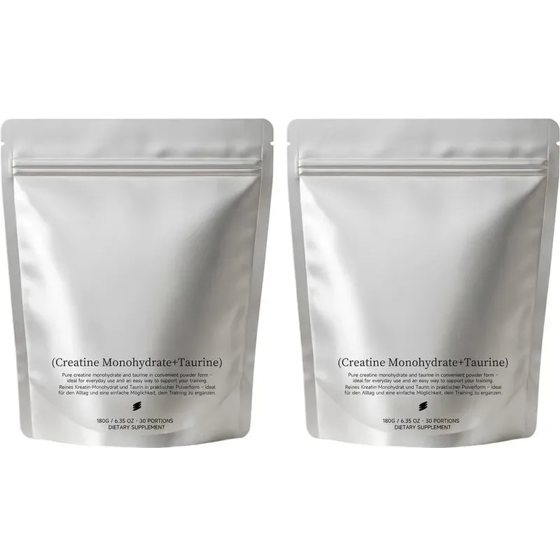 Creatine Monohydrate Taurine Fine Powder Supplement Daily Support for Sports Training Men & Women 180g 30 Day Supply — image 8