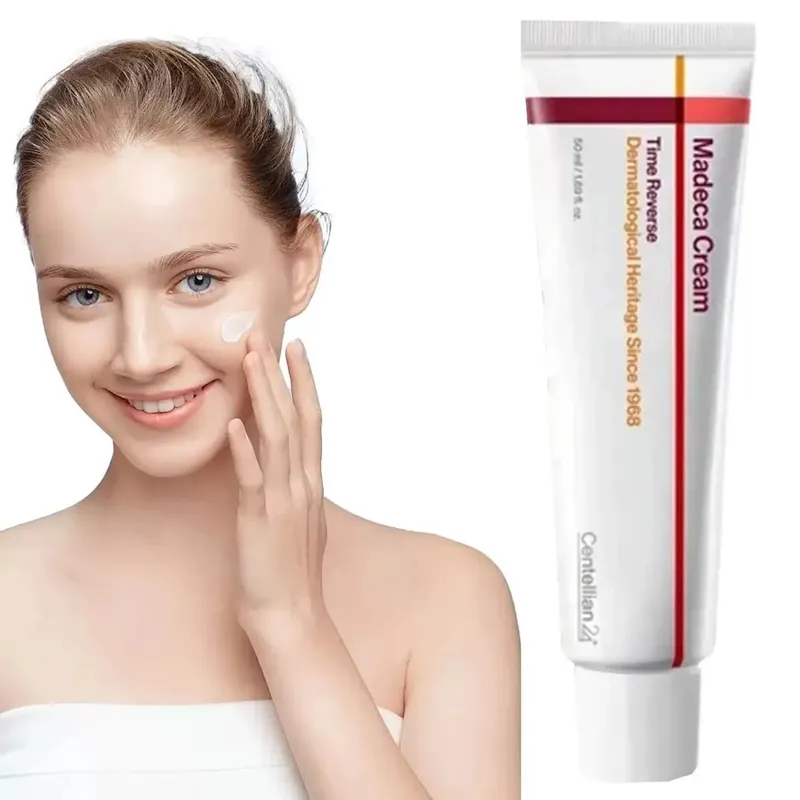 Collagen Madeca Cream Time Reverse Advanced Fast-Absorbing Nourishing Hydrates Firms Reduces Wrinkles Korean Skin Care Centella