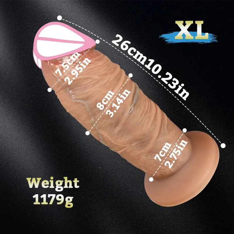 Μακρύ πέος Big Dick Super Realistic Thick Dildos Πρωκτικό Dildo Κολπικό Διαστολέα Παιχνίδι σεξ ενηλίκων Γυναικείο Αυνανισμός Buttplug