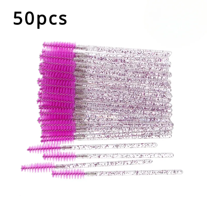 50/100/150 Stuks Wimper Borstels Concealer Lash Brush Spoolies Mascara Wands Applicator Voor Wimperverlenging Make-Up Set laukiss