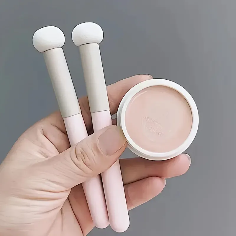1/3 STKS Spons Make-up Kwasten Paddestoel Hoofd Zachte Concealer Borstel Droog Nat Dual Purpose Multifunctionele Contour Lippen Borstel cosmetica