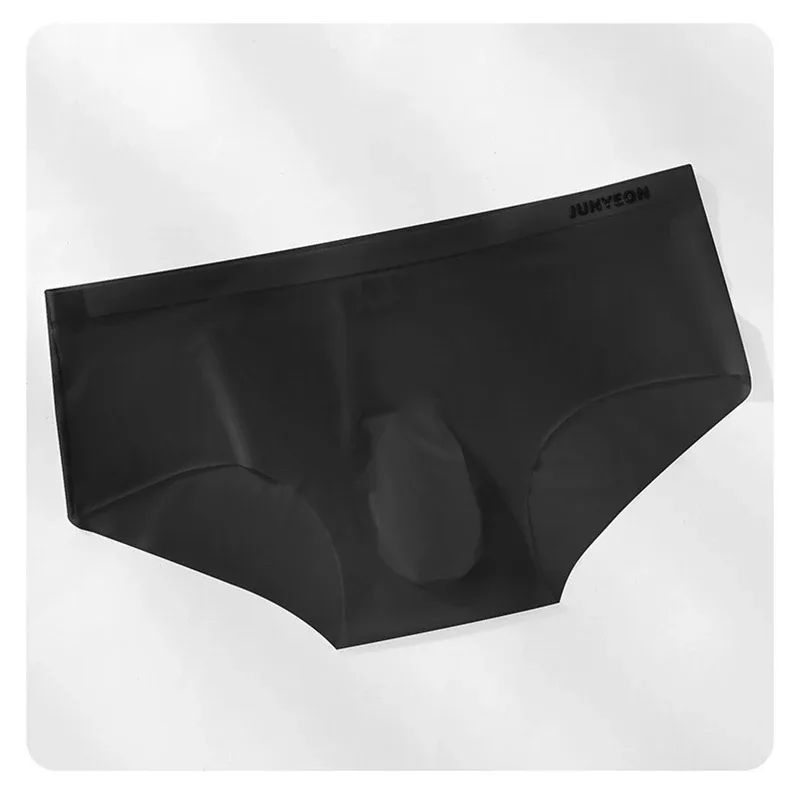 Sexy Men Briefs Undies Summer Seamless 3D Pouch Panties Ultra-thin And Light Breathable Underwear Quick Drying Underpants Slip