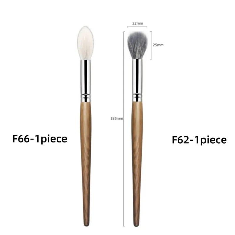 Tapered Highlighter Brush High Quality Natural Hair Face Setting Powder Blending Blusher Makeup Brushes — image 10