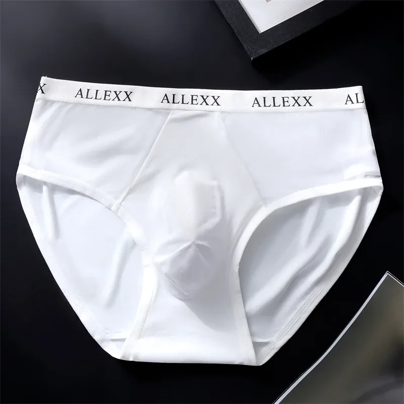 Adults 18 plus size men's underwear Ice silk lingeries for man 3D convex calzoncillos hombre thin cueca summer cuecas masculina