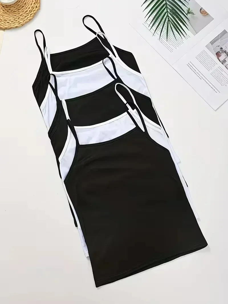 Limone Stripe Lemon Cami Tanks Set Yellow Fruit Blue Black White Graphic Sleepwear Club Wear Streetwear Beach Vest Shirt