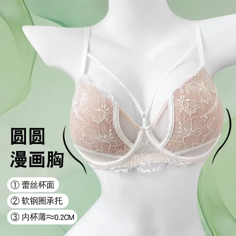1. BANERDANNI סקסית Pure Desire חזיית סט מזער חזה גדול תמיכת Push Up Side אנטי צניחת הלבשה תחתונה נגד התרחבות חמה מכירה הטובה ביותר