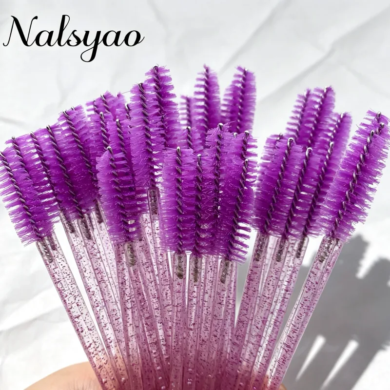 Grosir Kuas Bulu Mata Kuas Makeup 50 Buah Sisir Maskara Sekali Pakai Individu 6 Warna Tongkat Aplikator Alat Kuas Makeup Bulu Mata
