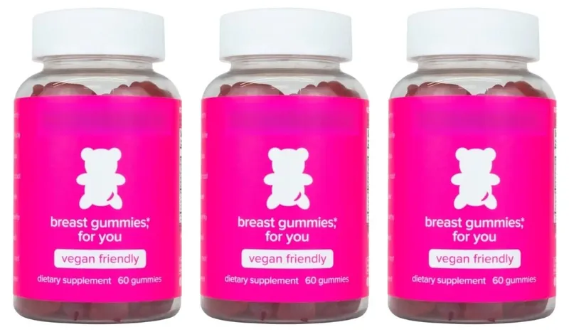 Top&Peach Support Combo Pack Multivitamin gumicukor nőknek gyógynövénykivonatokat és esszenciális vitaminokat tartalmaz, gluténmentes 60 Count