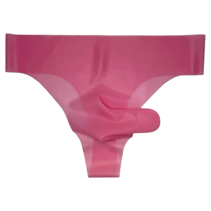 Sexy Nightwear Mens Latex Underwear Comfortable Latex Safety Panties Applicable Gender Male Fashionable Lingerie