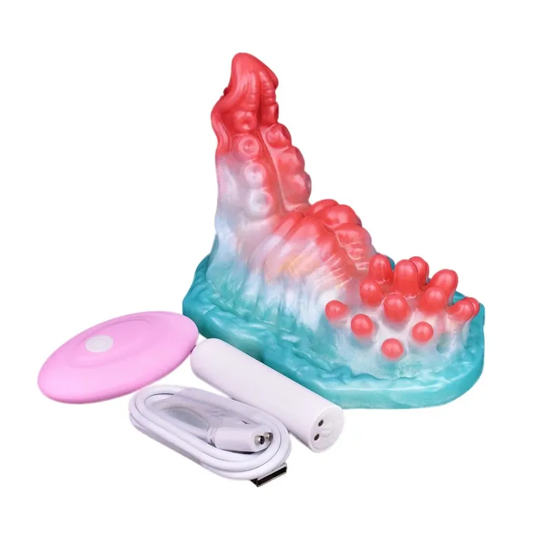 Wireless Control Silicone Octopus/Granule Sex Grinder Strapon Grinding Hump Friction Vibration Massage Female Masturbation