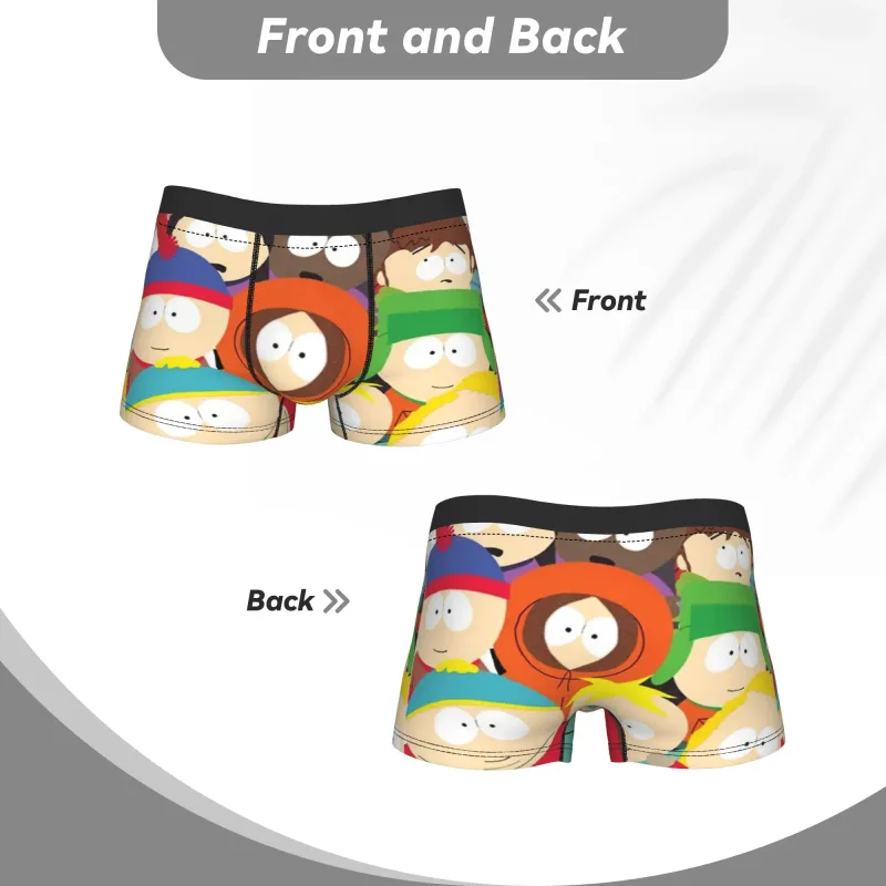 Man Souths Parked Kenny Cartoon Boxers HumorousGift Underwear Boxer Briefs