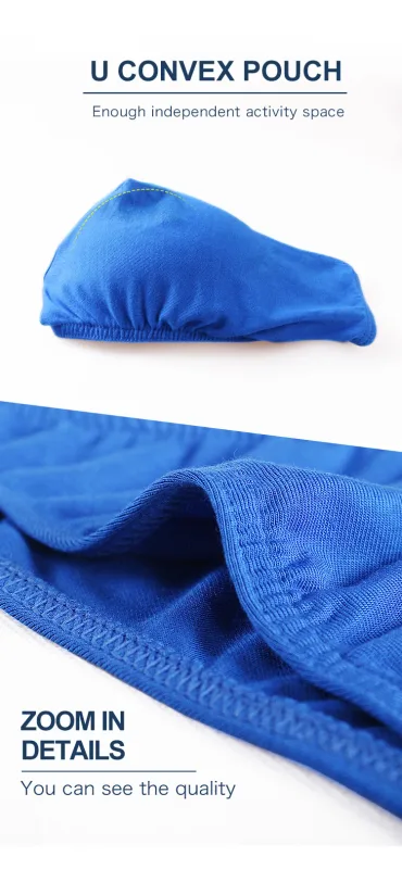 Men's underwear with a U-shaped protruding modal, thin, elastic and sexy low-waisted tight underpants