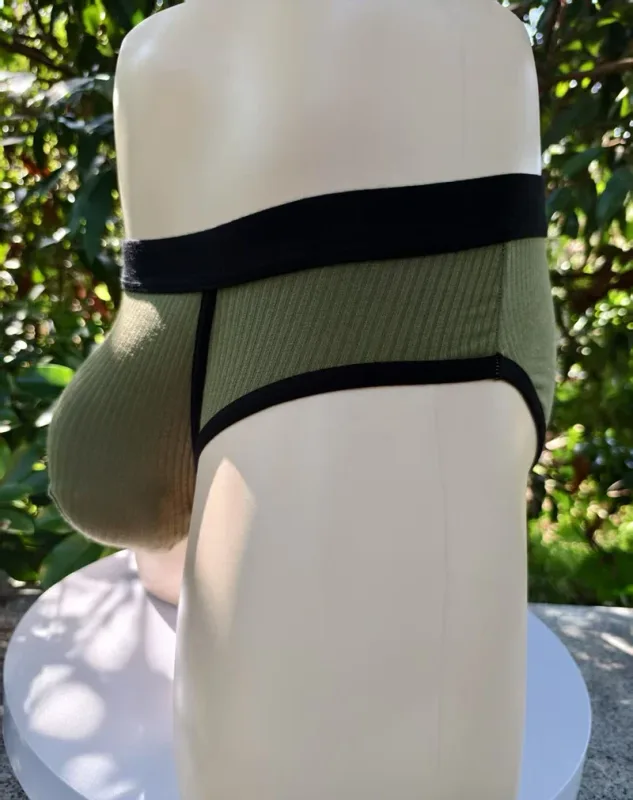 Men's briefs with large pockets are very sexy. Large-space sports underwear for men 3256811705961751