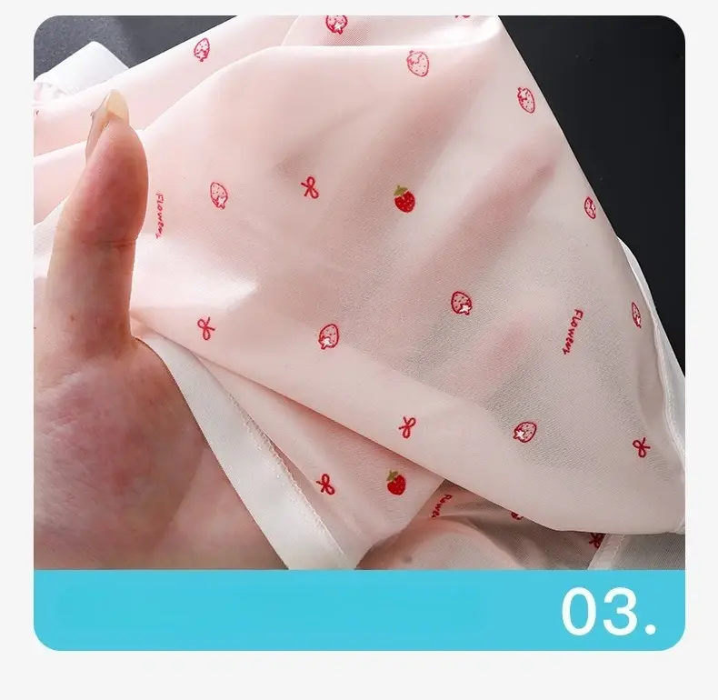 Summer Thin Ice Silk Sexy Men's Underwear Quick Drying Breathable Seamless Male Briefs Panda Cartoon Cute Men's Triangle Pants