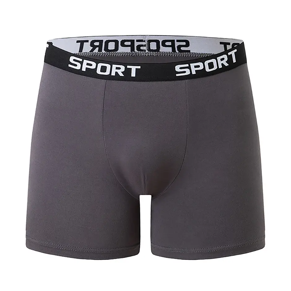 5-piece Set Of Solid Color Fashionable Simple Sports Long Underwear Comfortable Plus Size Flat Corner Pants Cycling Base Shorts