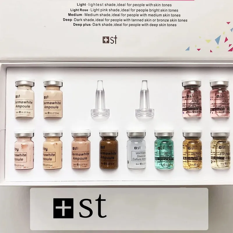 Korea Face 8ml Brightening BB Cream Beginner Starter Kit Niacinamide/Peptide Wrinkle-Fighting BB Cream Skin Care Serum Beauty — image 9