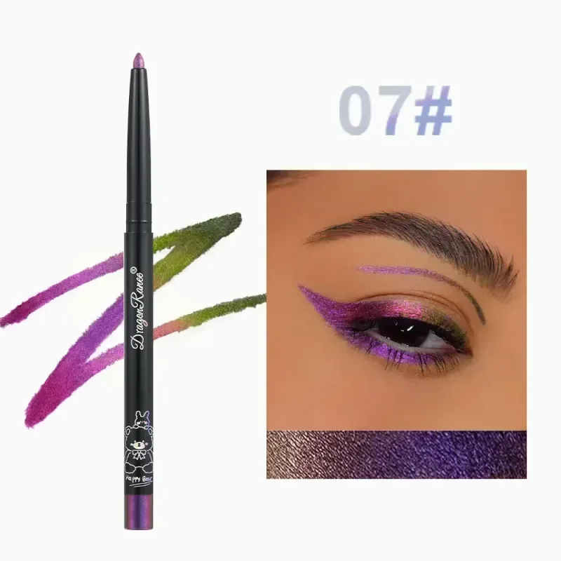 MultiChrome Aurora Chameleon אייליינר עיפרון נצנצים מתמשך צללית שוכבת תולעי משי עט עמיד למים יופי קוסמטיקה איפור עיניים