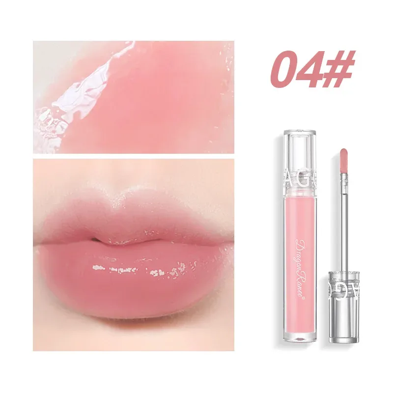 Mirror Water Gloss Lip Glaze שפתון נוזלי לחות עמיד לאורך זמן זכוכית ליפ גלוס גלוס שקוף כתם שפתיים