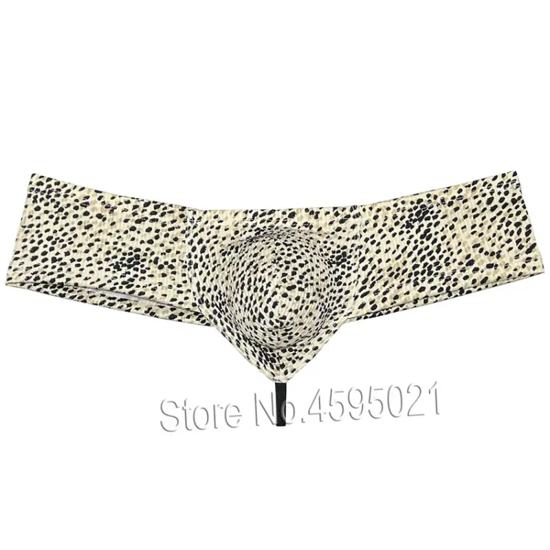 Men Micro Boxer Briefs Enhance Pouch Bikini Briefs String Crotch Brazilian Underwear Sexy Breathable Bubble Knitted Hipster