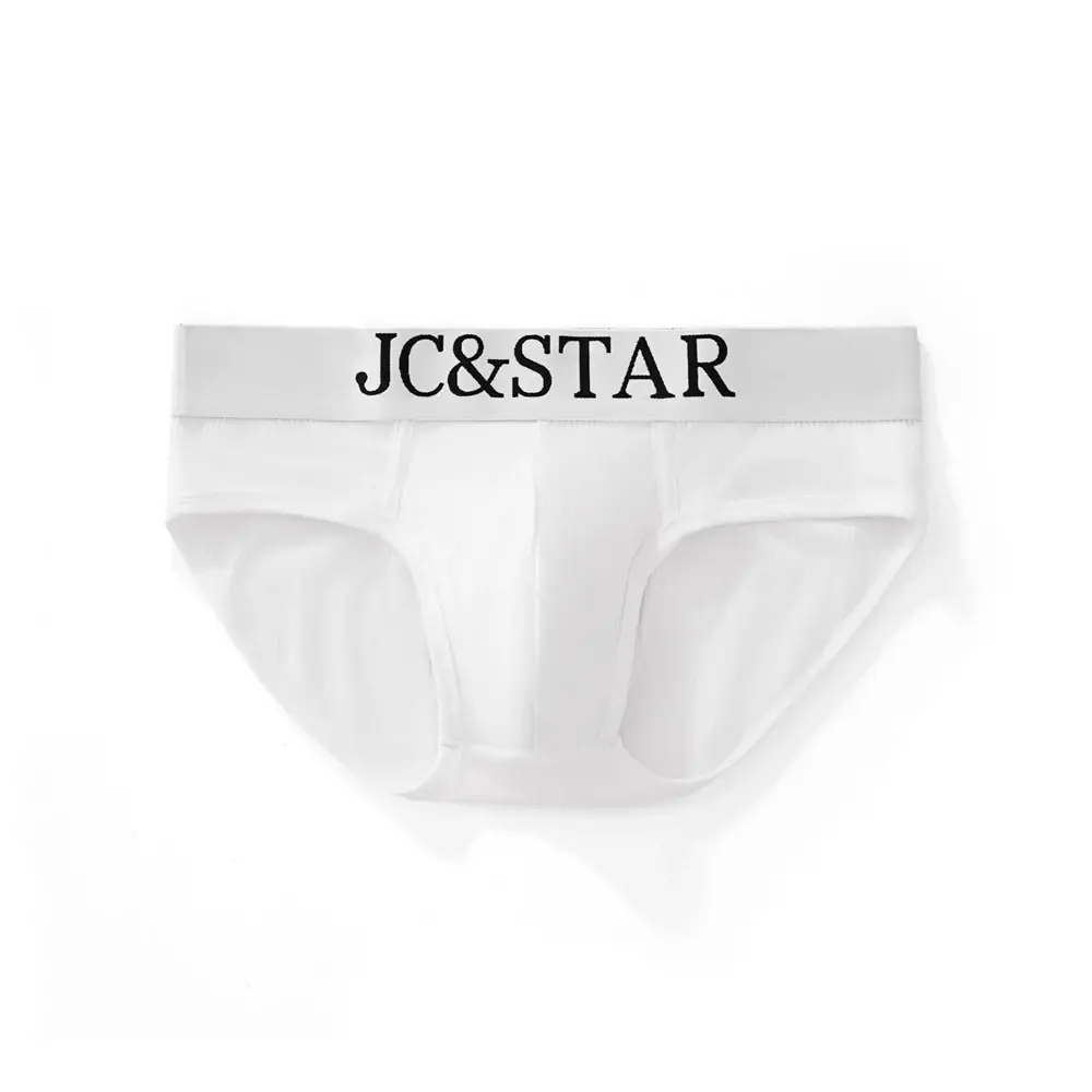 Athletic High Cut Design Sexy Man's Underwear Briefs Underpants Ribbed Cotton Sports Comfort Men Bikini Slip Men's Tanga Briefs