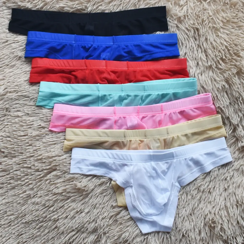 Men G Strings Transparent Mesh Low Waist Sissy Pouch Sexy Lingerie Ultra Hot Underwear For Man Japanese Thongs Men's Underpants