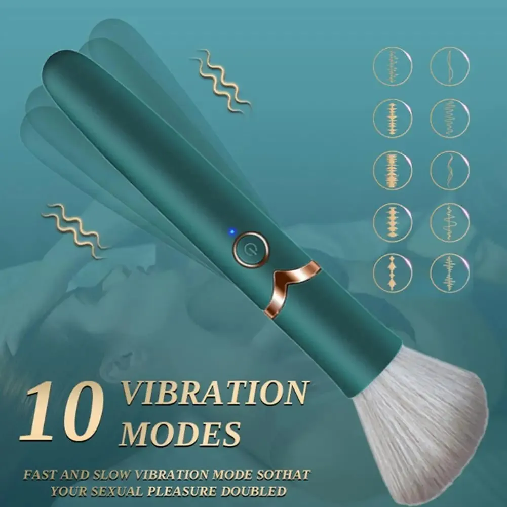 Elektrische make-upborstel Foundation Brush Trillingsmake-upborstel Draagbare oplaadbare cosmetische borstel Detail Make-uphulpmiddelen