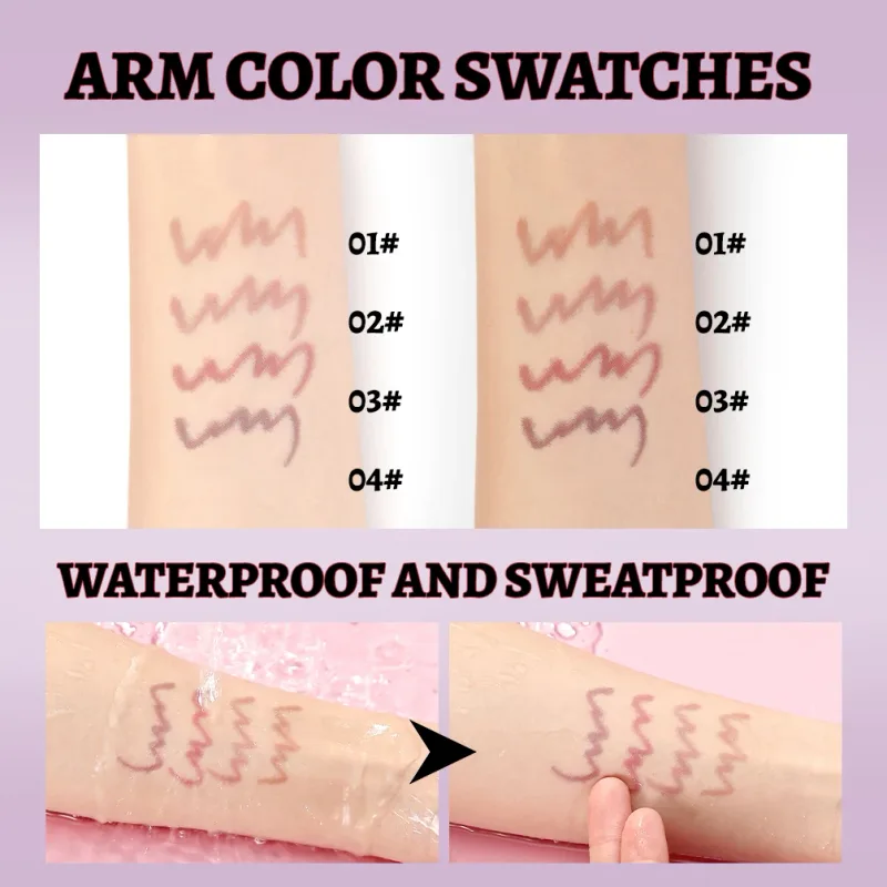 Matte Liquid Lipliner Pencil Waterproof Plumping Stain Lipstick Natural Lip Liner Outline Lips Contour Pen Cosmetics