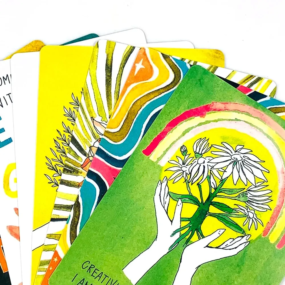 52 db-os Oracle Cards Mental Healing Társasjáték kezdőknek és gyűjtőknek Családi összejövetel Jóslás Kártyajáték