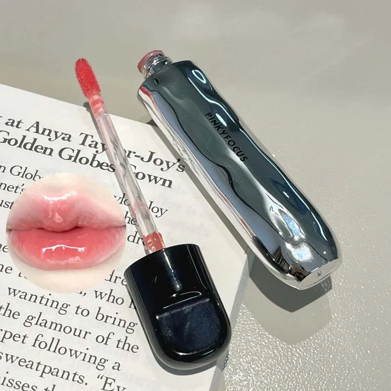 Nude Mirror Lip Gloss Clear Moisturizing Hydrating Water Light Jelly Plump Lip Glaze Oil Lipstick Tint Makeup Κορεατικά καλλυντικά