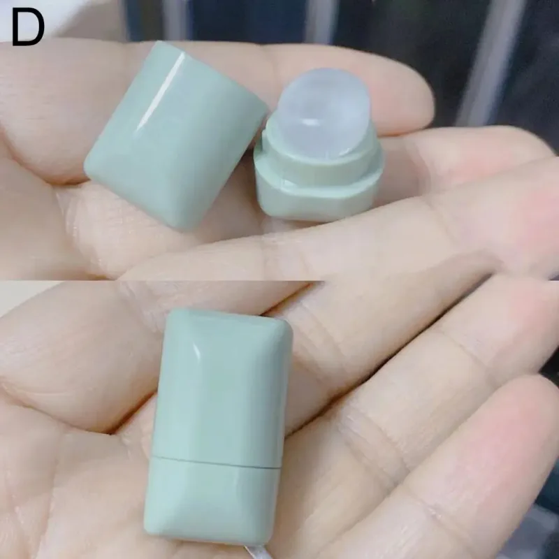 Kuas Bibir Silikon Mini Kartun Portabel Kuas Concealer Bersudut Beruang Lucu Kuas Rias Concealer Lip Balm Lip Gloss