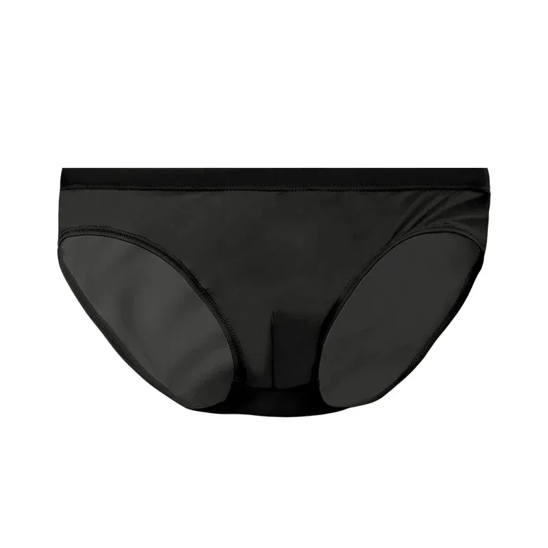 Ice silk underwear men's shorts summer breathable ultra-thin low waist trend personality SAO small triangle underwear bottom