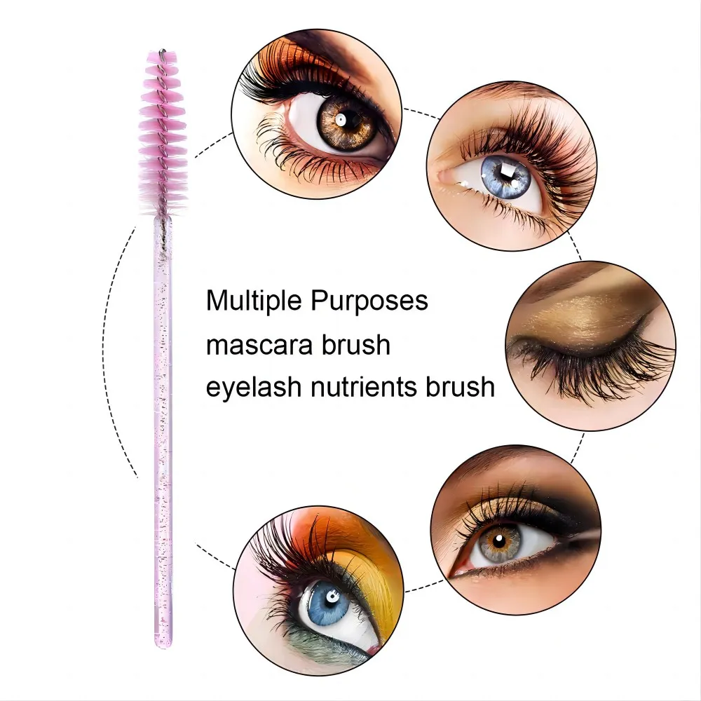 50/100/150 Stuks Wimper Borstels Concealer Lash Brush Spoolies Mascara Wands Applicator Voor Wimperverlenging Make-Up Set laukiss