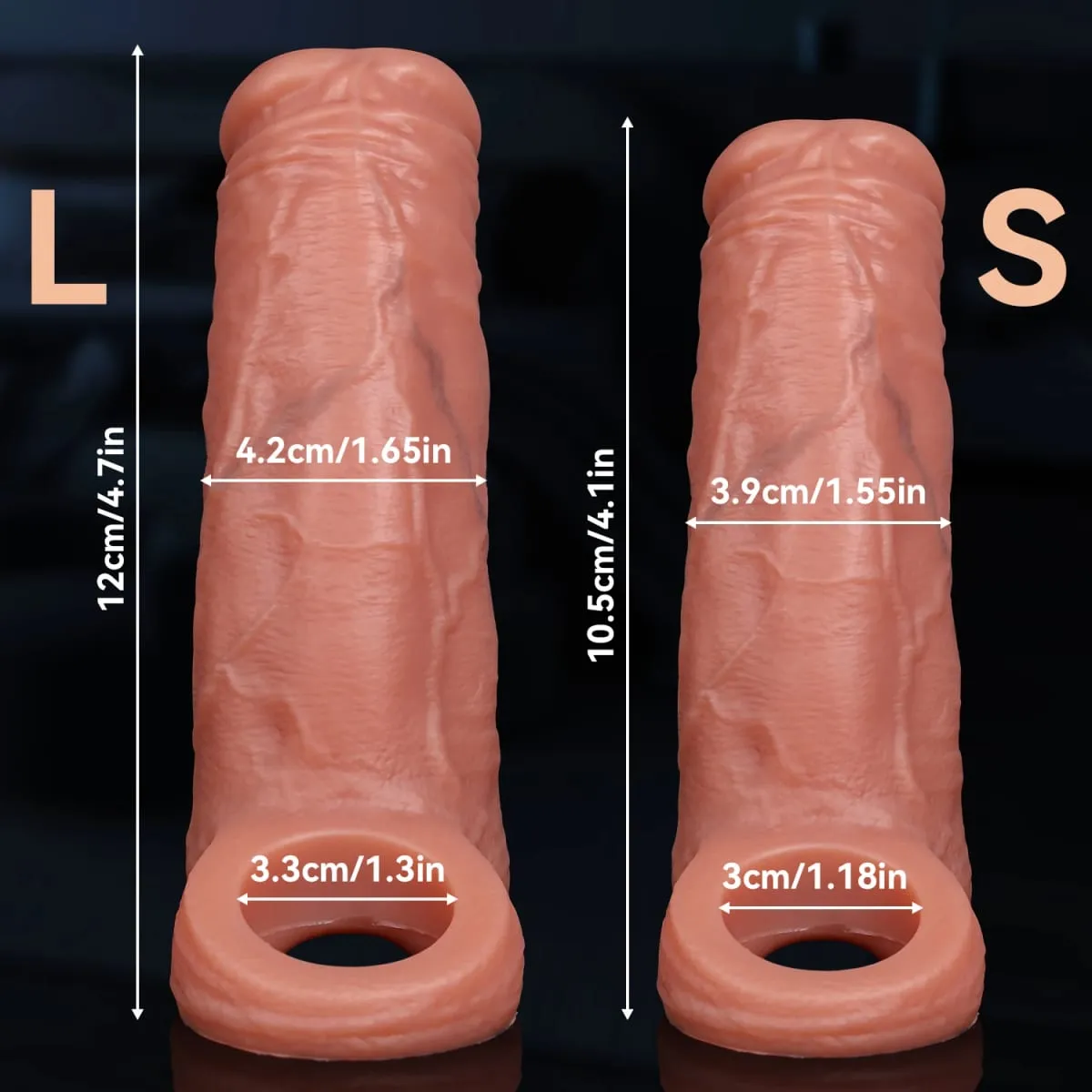 Male Ejaculation Cock Ring Sleeve Reusable Water Spray Penis Enlargement Extender Silicone Dildo Sex Toys for Men Condom Couple