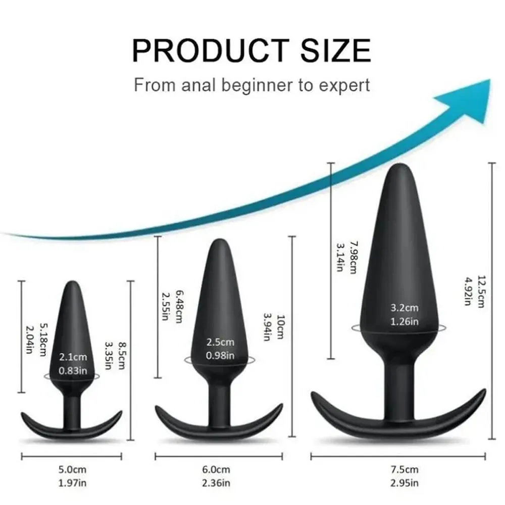 Μαλακή σιλικόνη Dildo πρωκτικά βύσματα Διαστολέας πρωκτού Κολπικός διεγέρτης μασάζ προστάτη Κολπικός διεγέρτης Παιχνίδια σεξ ενηλίκων για άνδρες γυναίκες Γκέι προπονητής πρωκτού