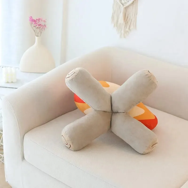 30cm/45cm Funny Simulation Bonfire βελούδινο παιχνίδι μαλακό γεμισμένο καρτούν κούκλα φωτιά Σαλόνι Μαξιλάρι δαπέδου Διακοσμητικό μαξιλάρι Δώρο