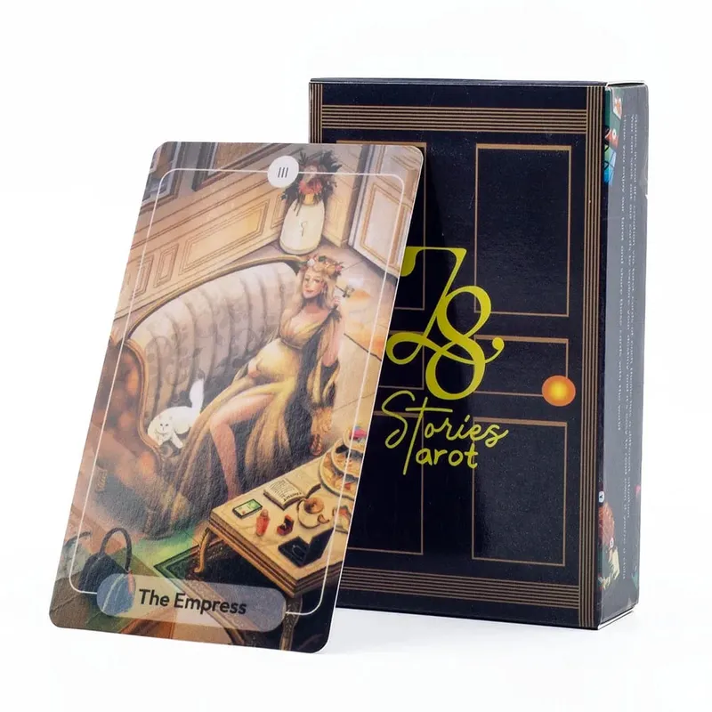 Divine Celestial Tarot Cards 78 Card Deck 10,4*6,1CM for Mantelling Gathering and Divination Επιτραπέζιο παιχνίδι