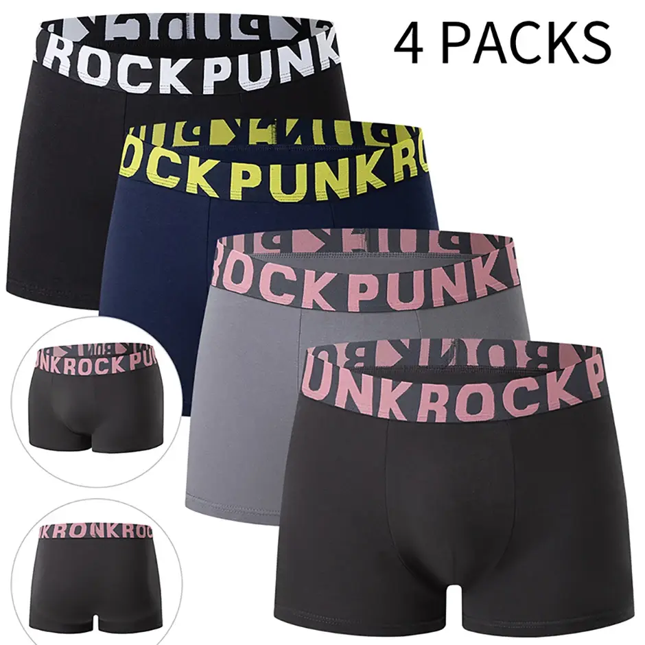 4/10 Piece Set Of Men's Casual Sports Beach Bottom Shorts Comfortable Pure Cotton Underwear Plus Size Versatile Boxer Shorts