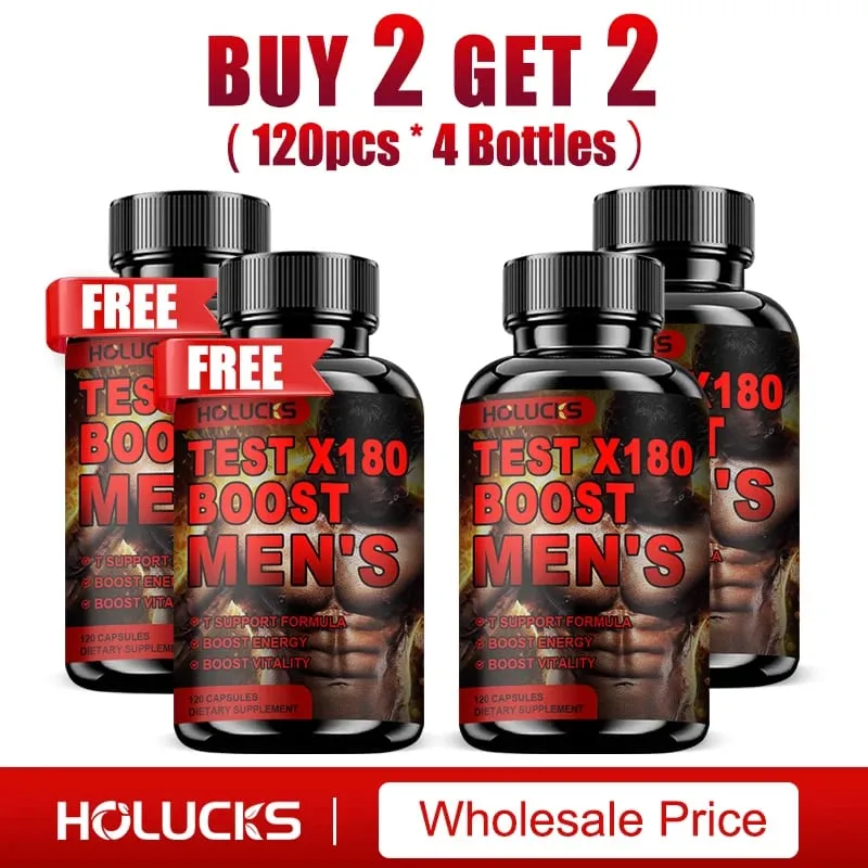 Thử nghiệm X180 Boost Hỗ trợ 9 trong 1 T dành cho nam giới với D-Aspartic Acid Fenugreek Tribulus Terrestris Tăng cường sức sống và hiệu suất — image 12