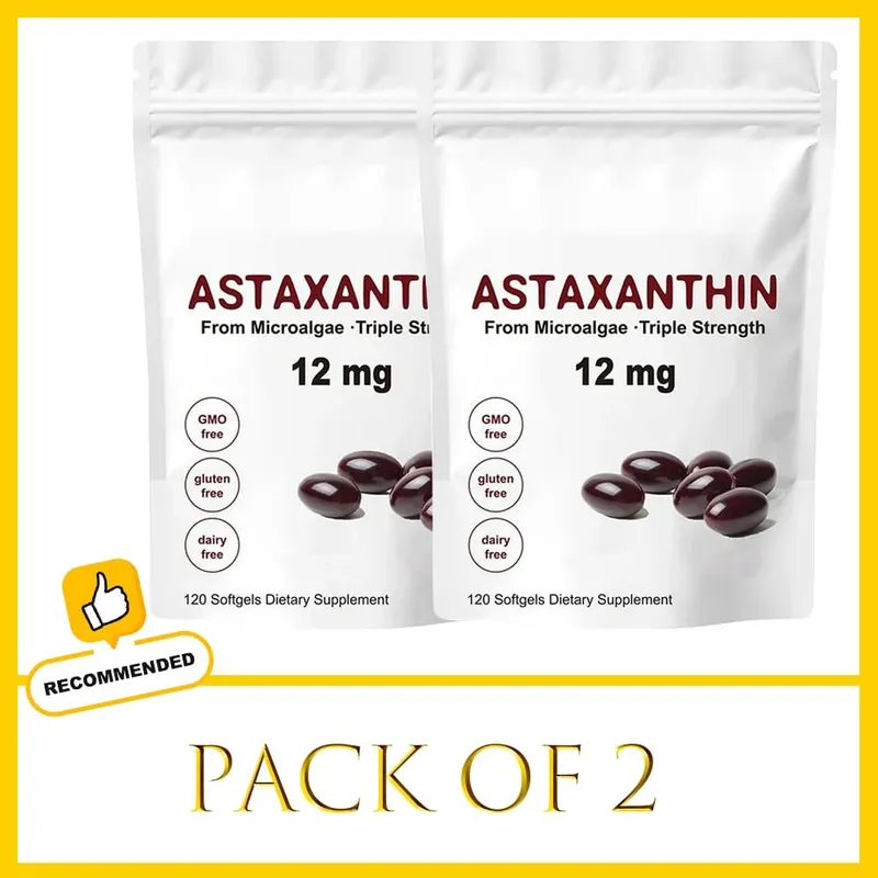 Sinusuportahan ng Premium Astaxanthin Capsules Antioxidant Supplements ang Joint ng Mata Internal Circulation Kalusugan ng Balat at Natural Tanning