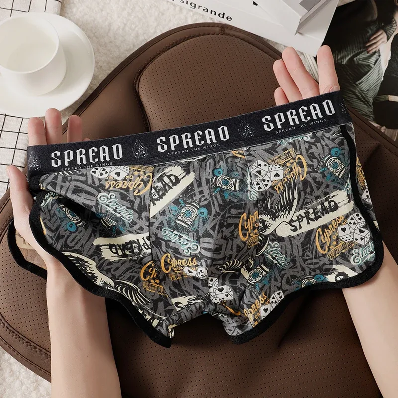 Brand Health 1pcs/3pcs Cotton Boxer Men Underwear Hot Breathable Mens Boxers BoxerShorts Man Panties Size L-3XL MLS8088
