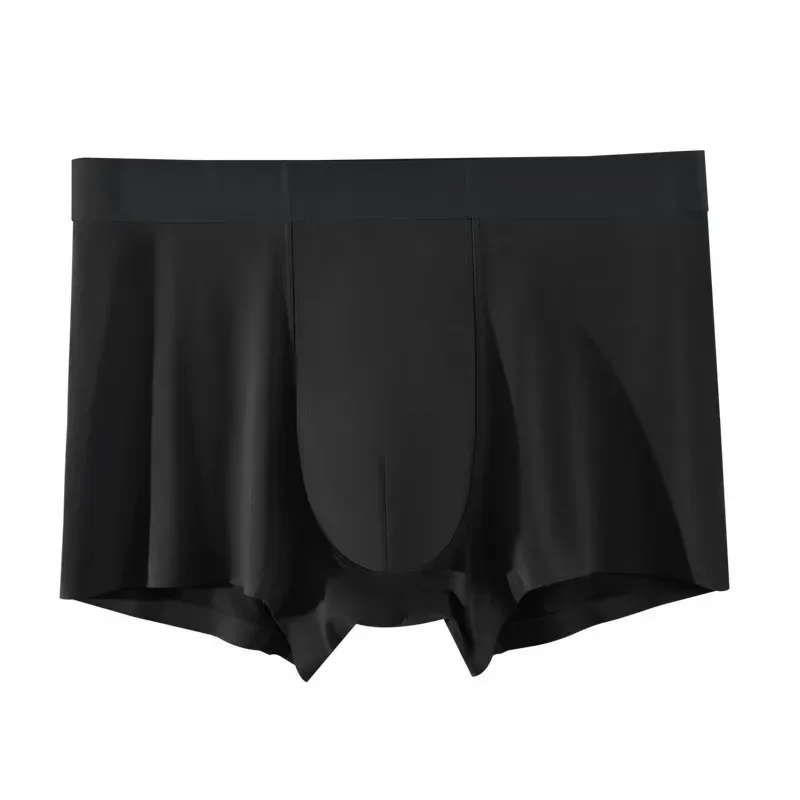 Seamless Men's Briefs Modal-Feel Men's Boxer Briefs Breathable Antibacterial Crotch Men's Boxer Shorts Men's Underwear Shorts