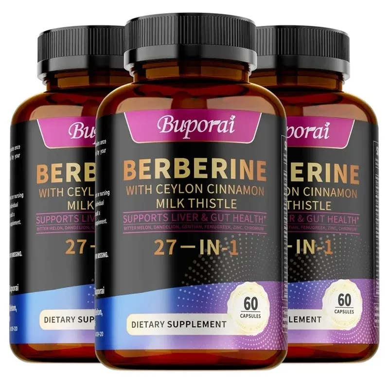 Berberine Ceylon fahéjas máriatövis-kiegészítők – elősegíti a máj és az emésztés egészségét, támogatja a sejtenergiát és a regenerációt