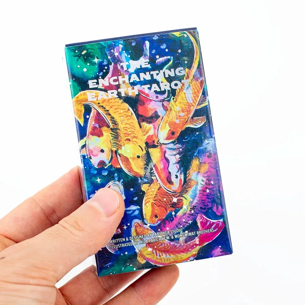 Az Enchanting Earth Tarot 80 kártyás pakli jóslás kiadása, a természet által ihletett társasjáték az intuitív útmutatásért és az önfelfedezésért — image 2