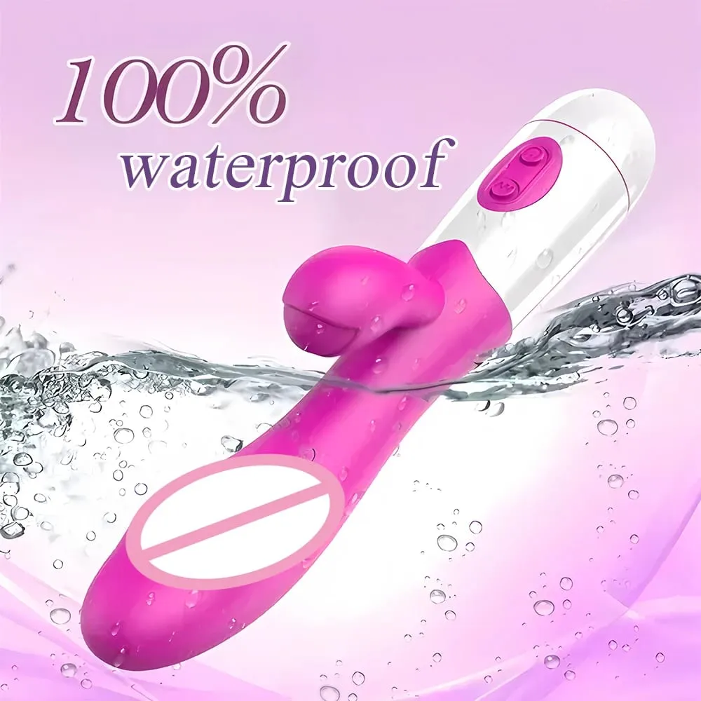 Rabbit Vibrator Dildo Powerful Dual Vibration G Spot Clitoris Stimulation Masturbators Vaginal Massager Adult For Women Sex Toys
