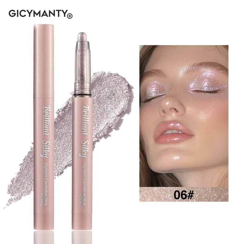 Sparkle Eyeshadow Stick Highlight Eye Pencil Shimmer Pearl μακράς διαρκείας αδιάβροχο πολλαπλών χρήσεων Μακιγιάζ ματιών Beauty