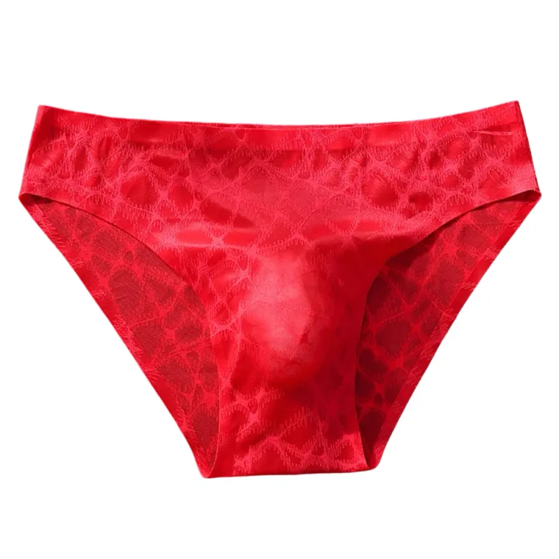 Letter Lace Transparent Men's Underwear Thin Mesh Hollow Out Sexy Male Briefs Medium Low Waist Sexy Triangle Shorts