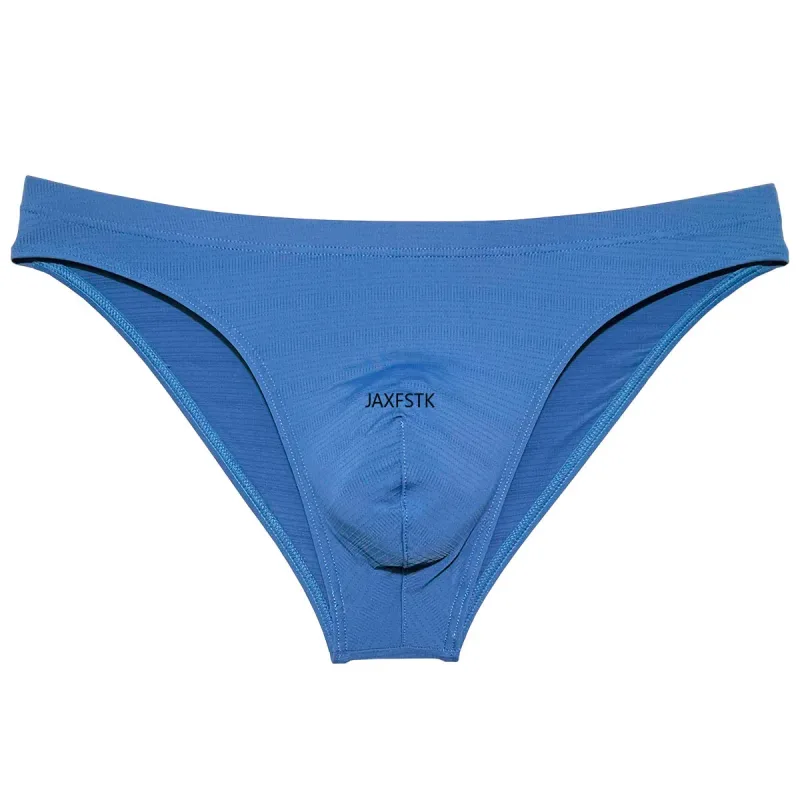 Ultrathin Briefs Men's Underwear Enhancing Pouch Male Bikini Low Rise Underpants Summmer Single Layer Everyday Comfort