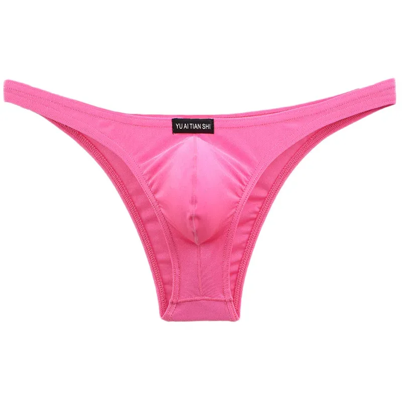 Sexy Underwear Men's Briefs Low Waist Nylon Jockstrap Mini Briefs Bikini Shorts Jockstrap Cueca Underpants Jockmail
