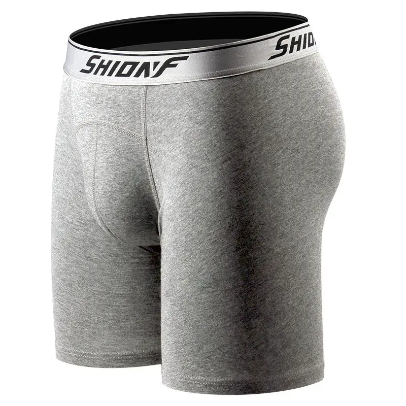 150KG 9XL Oversized Men Sports Panties Male Cotton Long Leg Boxer Quick Drying Jogging Fitness Shorts Men Tight Running Short