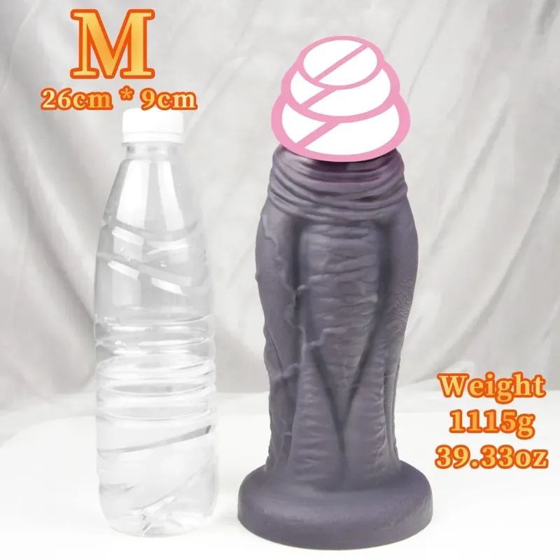 Big Soft Dildo Super Soft Silicone Large Penis with Suction Cup Flexible G-spot sex toys For Women men Lesbian
